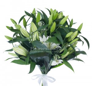 Bouquet of 9 lilies